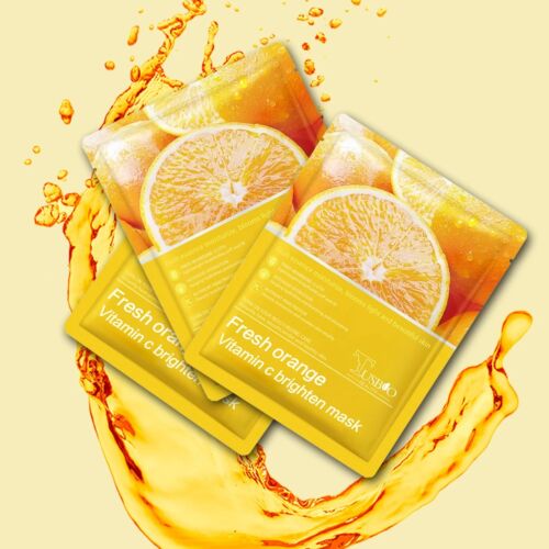 Masque Visage Bioaqua Freshen Orange Vitamine C 25 G