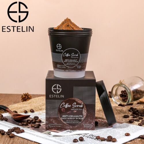Gommage Estelin Corps&visage Anti-cellulie Coffee 280 G