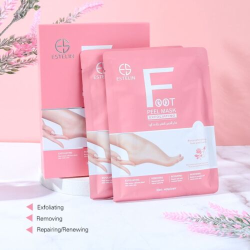 Masque Pieds Estelin Rose (01 Paire) 35 G