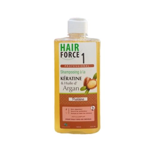 Shampoing Hair Force 400 ML - KERATINE HUILE ARGAN