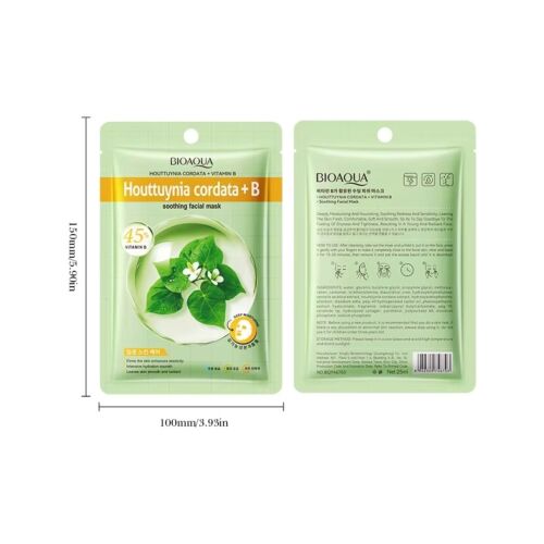 Masque Visage Bioaqua Houttuynia Cordata + Vitamine B 25 ML