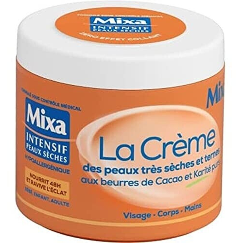 Creme Hydratante Mixa Peaux Séches 48h 400 ML