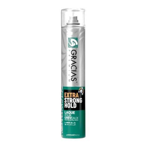 Laque Gracias Premium Extra Strong Hold Pour Cheveux Fixation Extra Forte 400 ML