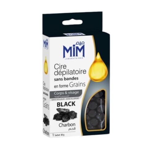 Cire Dépilatoire Mim En Forme Grains  80 G - BLACK