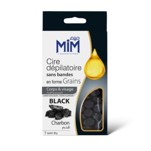 Cire Dépilatoire Mim En Forme Grains  80 G - BLACK