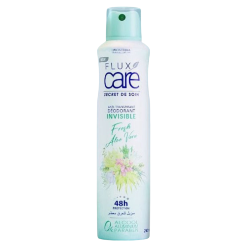Déodorant Flux Care Invisible Fresh Aloe Vera 48h 250 ML