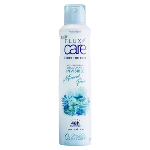 Déodorant Flux Care Invisible Mineral Pure 48h 250 ML