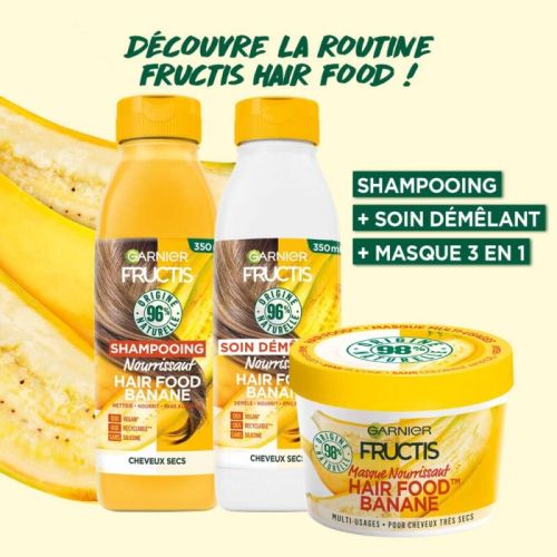 Après Shampoing Garnier Fructis Banana Hair Food 350 ML