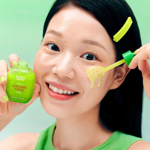 Serum Eqqual Berry Green Aid Aloe PDRN Calming 30 Ml