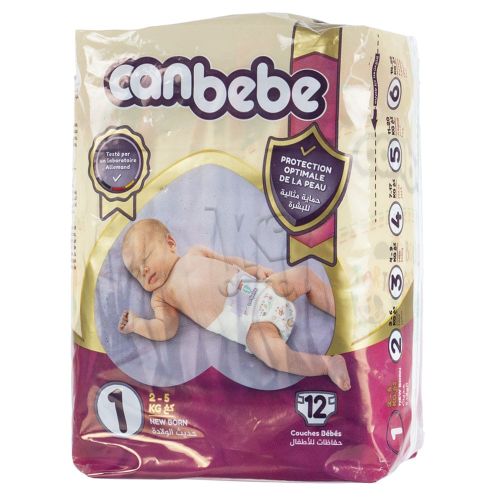 Couche Canbebe 1 New Born 12 Unité