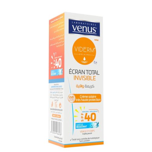 Creme Solaire Venus Invisible Spf40+ 50 ML