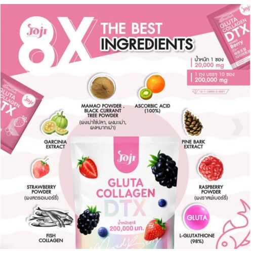 Complément Manee Gluta Collagen Pink 30x10G