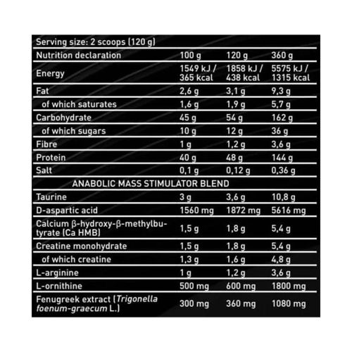 Gainer Kevin Levrone Anabolic Mass 7 KG