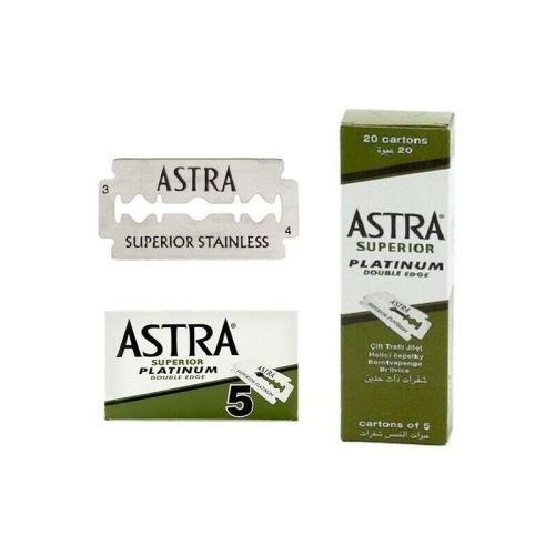 Rasoir Astra Superior Platinum Double Edge 20 Unité