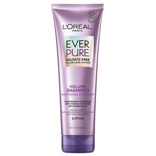 Shampoing L'oreal Paris Ever Pure Volumisant Sans Sulfate Pour Raviver Les Cheveux Fins 250 ML