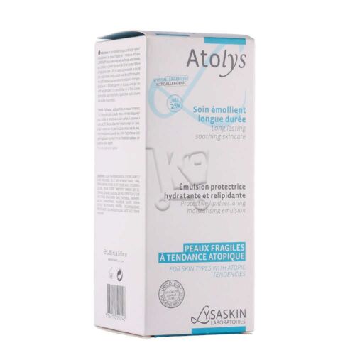 Lotion Lysaskin Atolys Soin Emollient Longue Durée Pour Les Peaux Fragiles À Tendance Atopique 200 ML