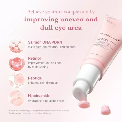 Creme Anti Ride Medicube Pdrn Pink Peptide Eye Niacinamide 30 Ml