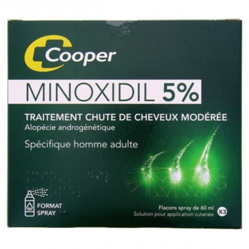 Spray Minoxidil Cooper 5% Solution 60 ML