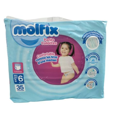 Couche Molfix Culottes 6 Eme 35 Unité