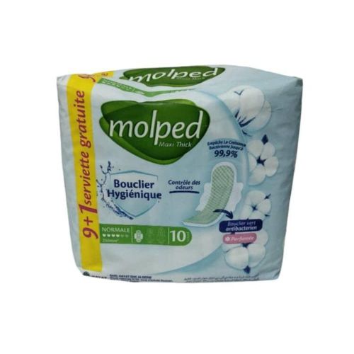 Serviettes Intimes Molped Normal 10 Unité