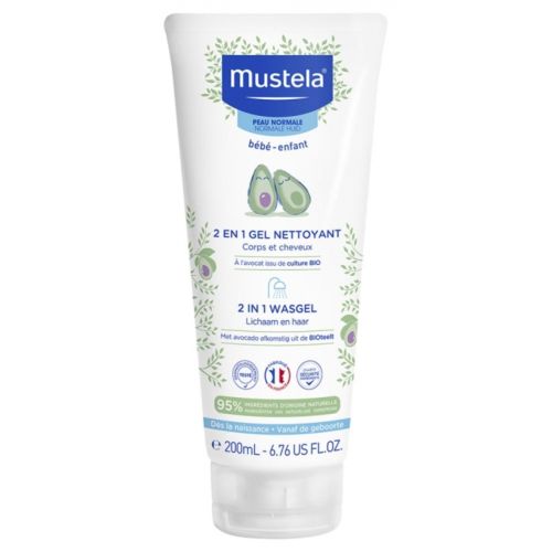 Gel Nettoyant Mustela Bébé-enfant Corps Et Cheveux A L'avocat 200 ML