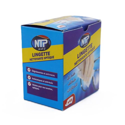 Lingette Ntp Nettoyante Optique 48 Unité