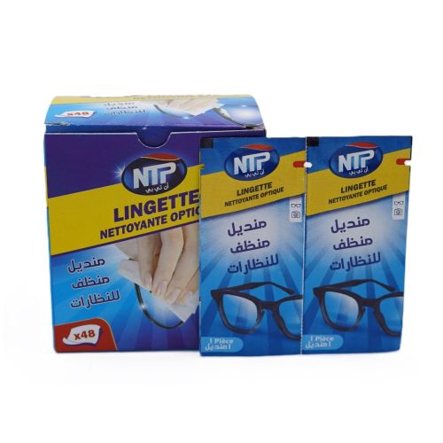 Lingette Ntp Nettoyante Optique 48 Unité