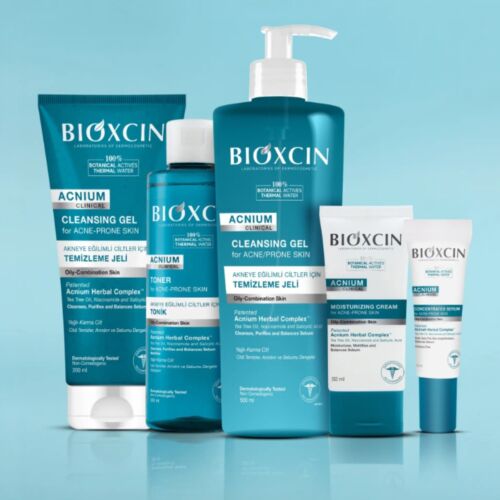 Gel Nettoyant Bioxcin Acne Peaux Mixte Grasses 500 ML