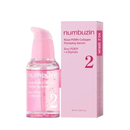 Serum Numbuzin Rose Pdrn Collagen Pluming + 6 Peptides N2 30 ML