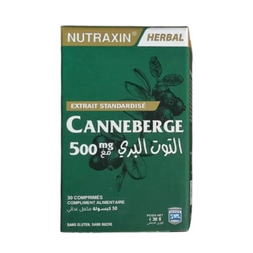 Complément Nutraxin Cannberge 500mg 60 Comprimés