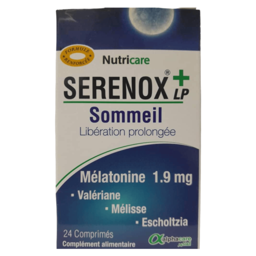 Complément Nutricare Serenox+lp Sommeil 24 Comprimés
