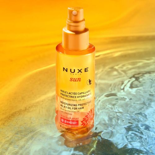 Huile Nuxe Solaire Lactée Capillaire Protectrice Et Hydratante - Cheveux Exposés Au Soleil 100 ML