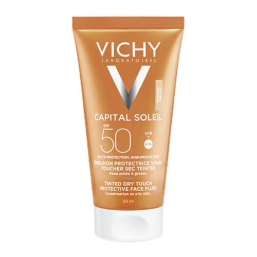 Creme Solaire Vichy Emulsion Toucher Sec Spf 50 50 ML