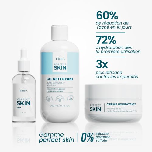 Gel Nettoyant Flore Perfect Skin Acide Salicylique Glycérine 200 ML