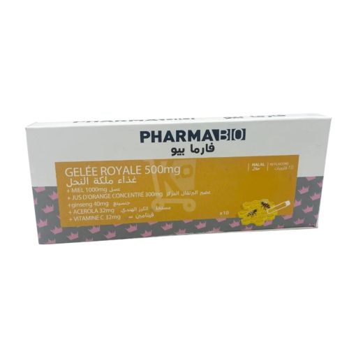 Complément Pharmabio Gelée Royale 500mg 10 Unité