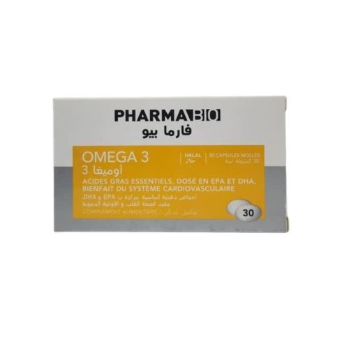 Complément Pharmabio Omega 3 30 Comprimés