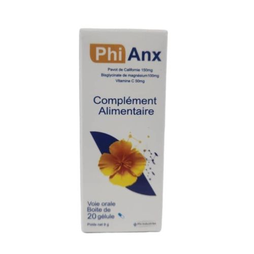 Complément Phi Anx Bisglycinate De Magnesium 20 Gélules