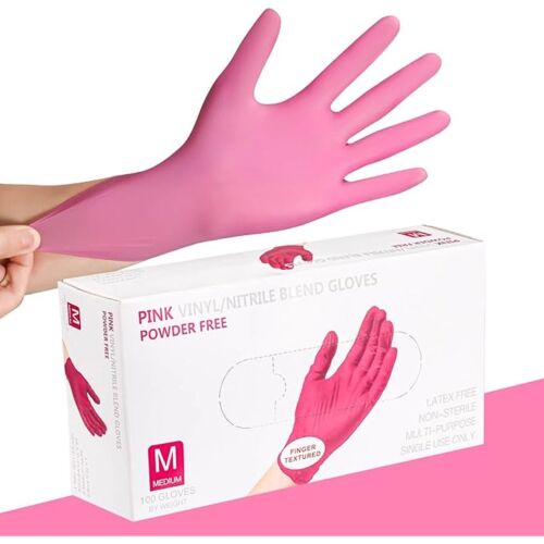 Gants Powder Free Jetables En Nitrile Sans Latex Sans Poudre 100 Unité
