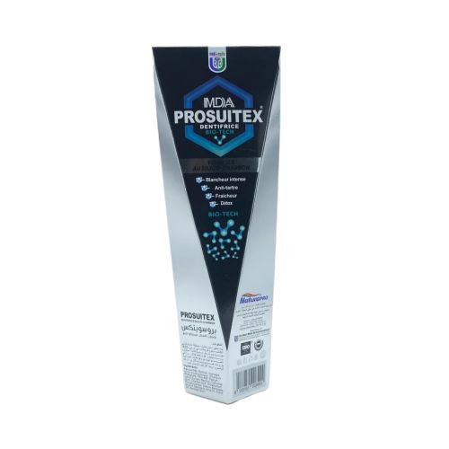 Dentifrice Prosuitex Whitening Au Silico-charbon 100 G