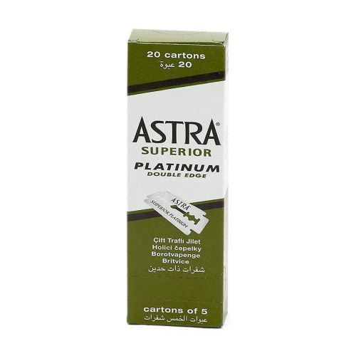 Rasoir Astra Superior Platinum Double Edge 20 Unité