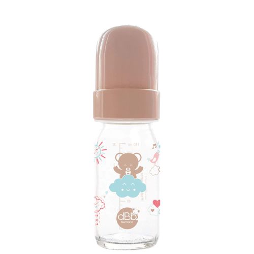 REMOND BIBERON EN VERRE PM OURS MARRON 110ML