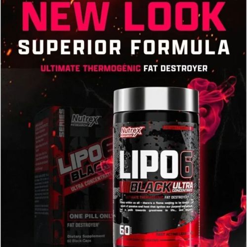Complément Nutrex Research Lipo 6 Black Ultra Concentrato 60 CAPSULES
