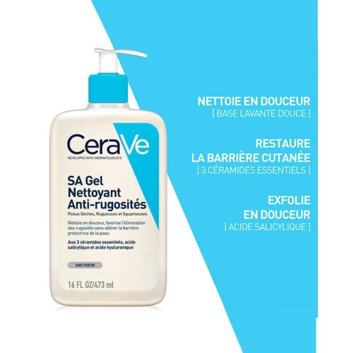 Gel Nettoyant Cerave Sa Anti-rugosités 236 ML