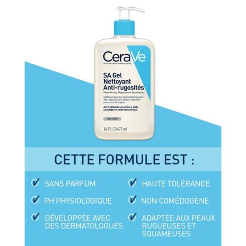 Gel Nettoyant Cerave Sa Anti-rugosités 236 ML