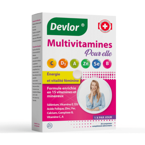 DEVLOR MULTIVITAMINES FEMME BT 20