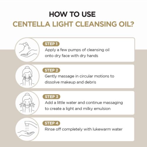 Huile Centella Skin 1004 Nettoyante Légère 200 ML
