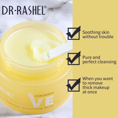Creme Dr Rashel Makeup Remover Cleansing Balm-collagen&ve- 100 G