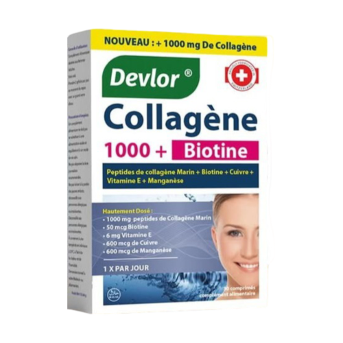 DEVOLR COLLAGNE 1000 MG +BIOTINE B/30
