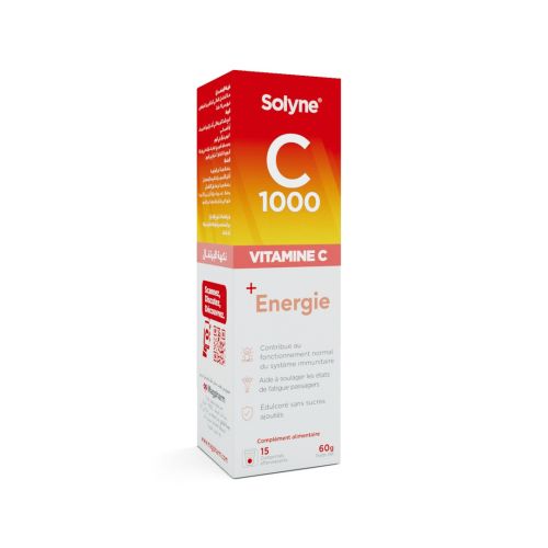 Complément Solyne Vitamine C 1000 + Energie 60 G