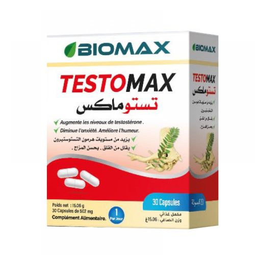 Complément Biomax Testomax 30 CAPSULES